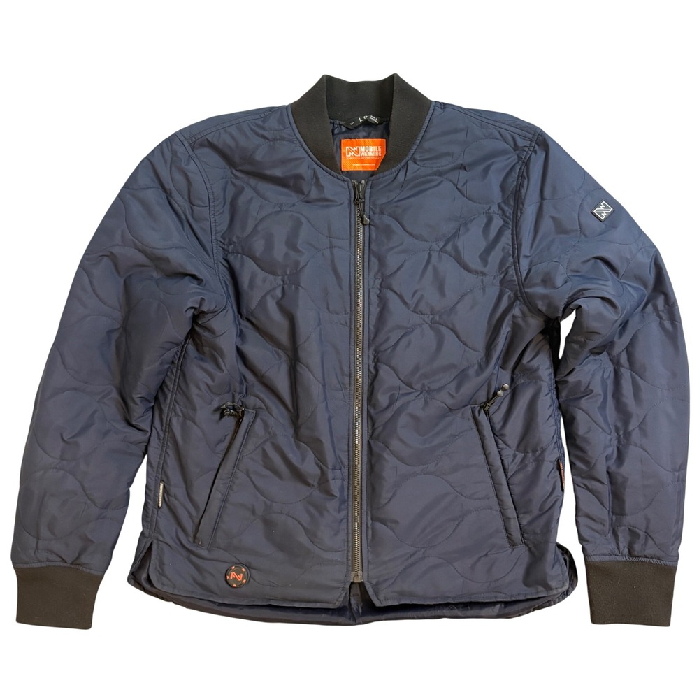 Mobile Warming Company Jacket Men's L Quilted Waterpell Technology " No battery"